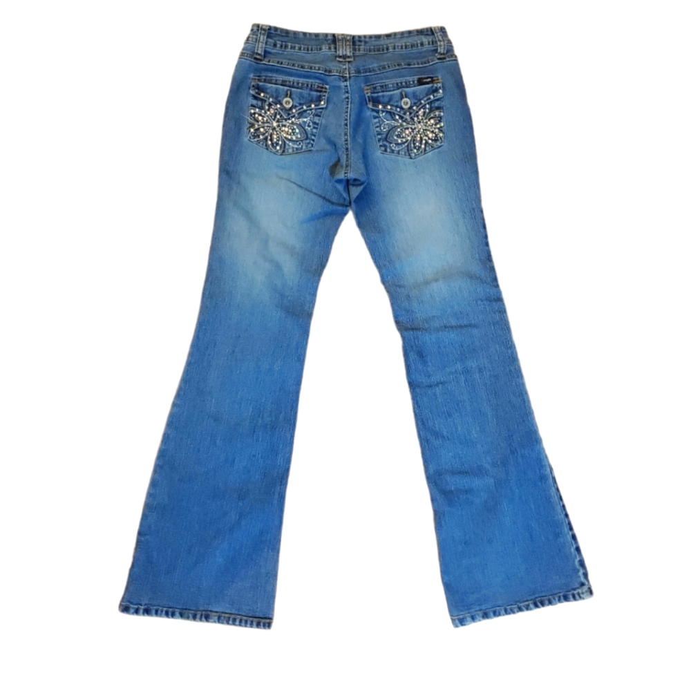 Low Rise Flare Jeans - Picture 1 of 4